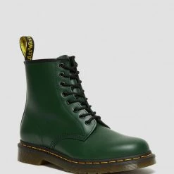 Dr. Martens 1460 Green Smooth Dr. Marten 8 Eye Boots