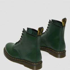 Dr. Martens 1460 Green Smooth Dr. Marten 8 Eye Boots