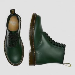 Dr. Martens 1460 Green Smooth Dr. Marten 8 Eye Boots