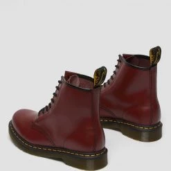 Dr. Martens Guys 1460 Cherry Red Smooth Dr. Marten 8 Eye Boots