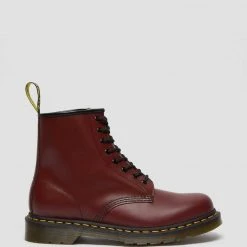 Dr. Martens Guys 1460 Cherry Red Smooth Dr. Marten 8 Eye Boots