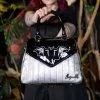 Sourpuss Accessories Nokturnal Bat Silver Bowler