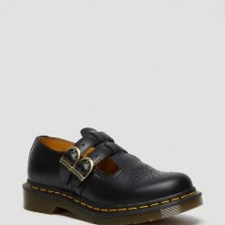 Dr. Martens 8065 Mary Jane Smooth Black Leather Gals