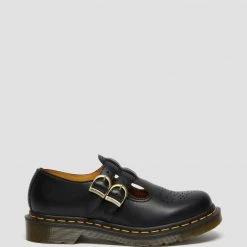 Dr. Martens 8065 Mary Jane Smooth Black Leather Gals
