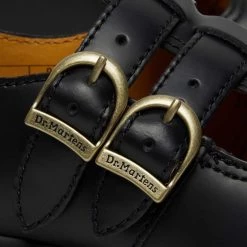 Dr. Martens 8065 Mary Jane Smooth Black Leather Gals