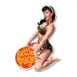 Retro-A-Go-Go Stickers Bettie Page Beach Bettie Vinyl Sticker