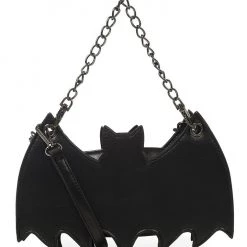 Banned Apparel Black Bat Handbag