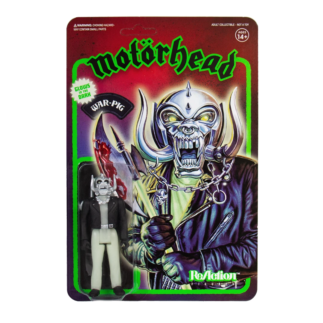 Band Merchandise Motorhead Warpig ReAction Figure Glow In The Dark 3 Band Merchandise Motorhead Warpig ReAction Figure Glow In The Dark