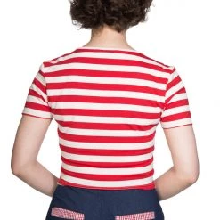 Banned Apparel Gals Land Ahoy Striped Top