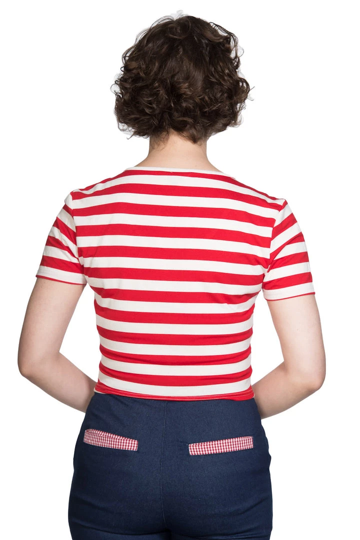 Banned Apparel Gals Land Ahoy Striped Top 4 Banned Apparel Gals Land Ahoy Striped Top