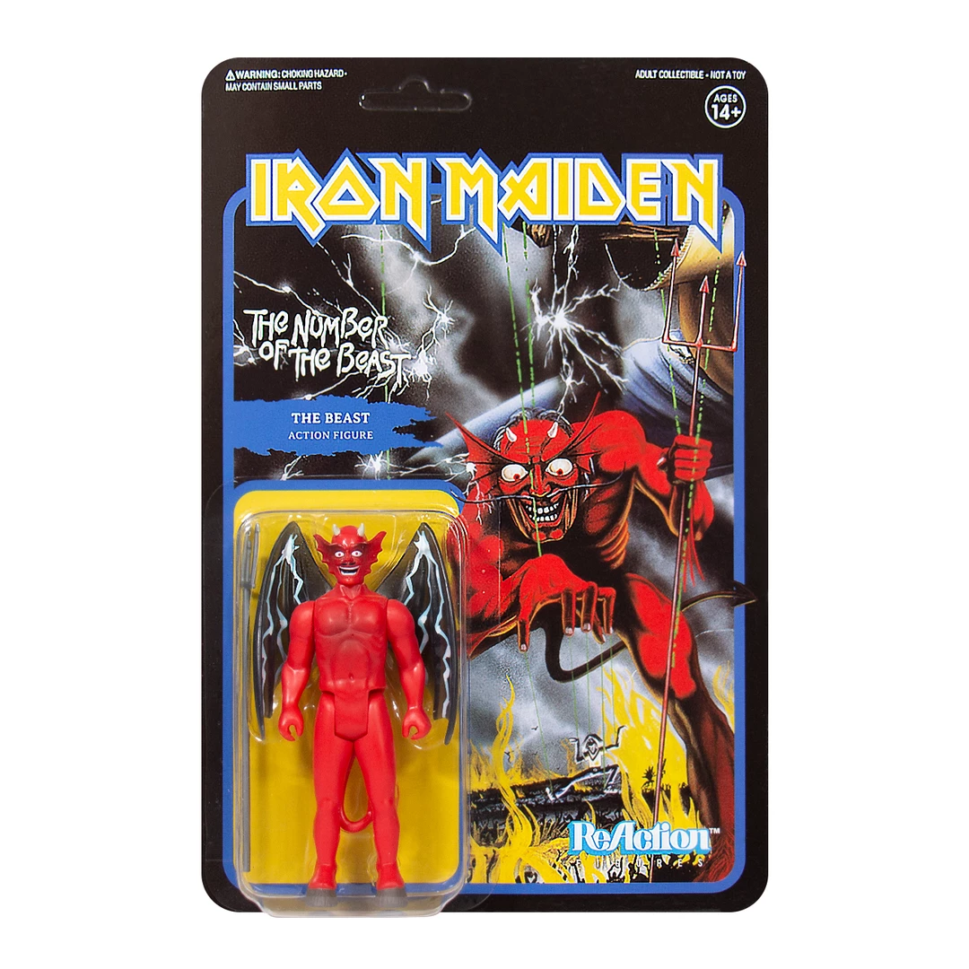 Band Merchandise Iron Maiden ReAction Figure - The Number Of The Beast (Album Art) Other 3 Band Merchandise Iron Maiden ReAction Figure - The Number Of The Beast (Album Art) Other