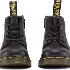Dr. Martens 1460 I Softy T Black Leather Baby Boots