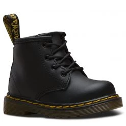 Dr. Martens 1460 I Softy T Black Leather Baby Boots