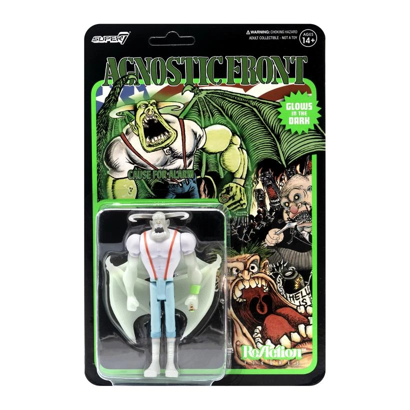 Band Merchandise Agnostic Front ReAction Figure - Eliminator (Glow In The Dark) Other 3 Band Merchandise Agnostic Front ReAction Figure - Eliminator (Glow In The Dark) Other