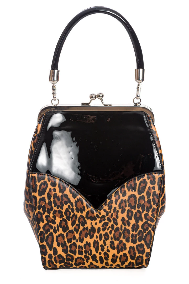 Banned Apparel Gals BettyLou Leopard Handbag 3 Banned Apparel Gals BettyLou Leopard Handbag