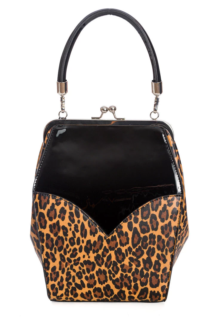 Banned Apparel Gals BettyLou Leopard Handbag 5 Banned Apparel Gals BettyLou Leopard Handbag