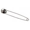 Banned Apparel Safety Pin Skull Pin