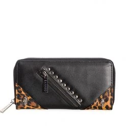 Banned Apparel Accessories Pandora Leopard Zip Wallet