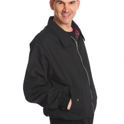 Banned Apparel Black Harrington Jacket UNISEX