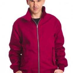 Banned Apparel Burgundy Harrington Jacket UNISEX