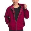 Banned Apparel Burgundy Harrington Jacket UNISEX