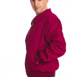 Banned Apparel Burgundy Harrington Jacket UNISEX