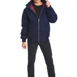 Banned Apparel Dark Blue Harrington Jacket UNISEX