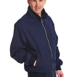 Banned Apparel Dark Blue Harrington Jacket UNISEX