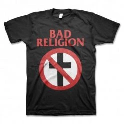 Band Merchandise Guys Bad Religion Classic Cross Buster Shirt