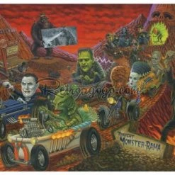 Retro-A-Go-Go Monster Rama Print Housewares