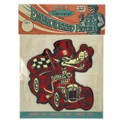 Retro-A-Go-Go Patches Hot Rod Road Wolf Patch