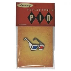 Retro-A-Go-Go 3D Glasses Enamel Pin Patches