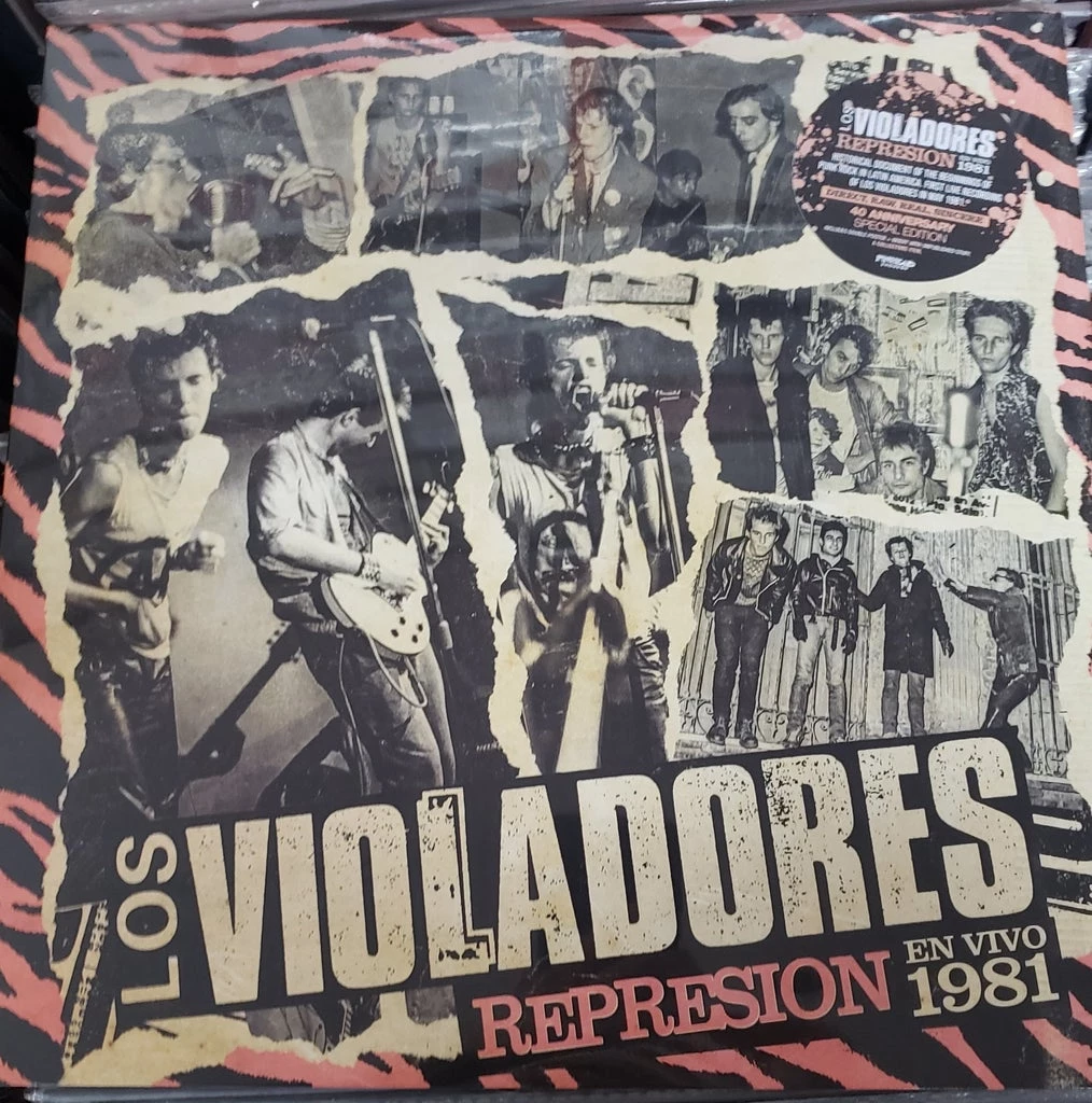 Vinyl Records Los Violadores - Represion En Vivo 1981 LP Music 3 Vinyl Records Los Violadores - Represion En Vivo 1981 LP Music
