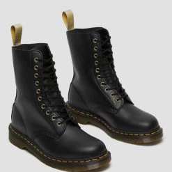 Dr. Martens 1490 Vegan Black Felix Rub Off Boots Guys
