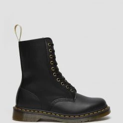Dr. Martens 1490 Vegan Black Felix Rub Off Boots Guys