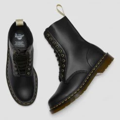 Dr. Martens 1490 Vegan Black Felix Rub Off Boots Guys