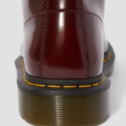 Dr. Martens 1490 Vegan Cherry Red Oxford Boots