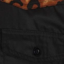 Banned Apparel Leopard Should Long Sleeve Button Up Shirt