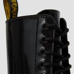 Dr. Martens 1490 Shiny Black Patent Lamper Boots Gals 14 Dr. Martens 1490 Shiny Black Patent Lamper Boots Gals