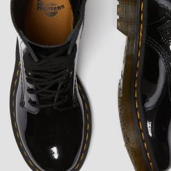 Dr. Martens 1490 Shiny Black Patent Lamper Boots Gals 13 Dr. Martens 1490 Shiny Black Patent Lamper Boots Gals