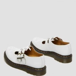 Dr. Martens 8065 Mary Jane Smooth White Leather