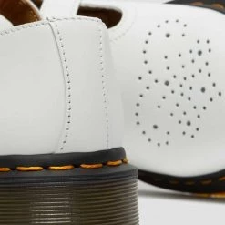 Dr. Martens 8065 Mary Jane Smooth White Leather