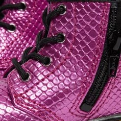 Dr. Martens 1460 Infant Reptile Embossed Pink Baby Boots