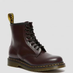 Dr. Martens 1460 Burgundy Smooth Dr. Marten 8 Eye Boots Guys 13 Dr. Martens 1460 Burgundy Smooth Dr. Marten 8 Eye Boots Guys