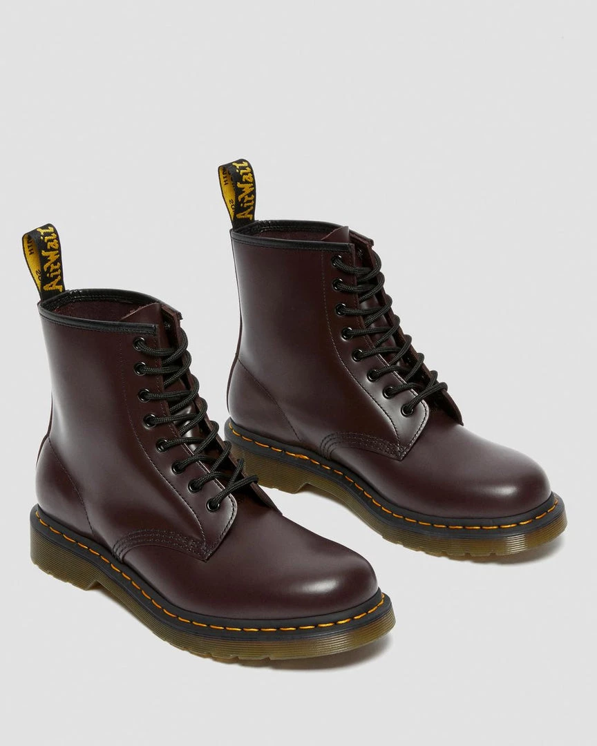 Dr. Martens 1460 Burgundy Smooth Dr. Marten 8 Eye Boots Guys 3 Dr. Martens 1460 Burgundy Smooth Dr. Marten 8 Eye Boots Guys