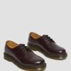 1461 Burgundy Smooth Oxford Shoes By Dr. Martens