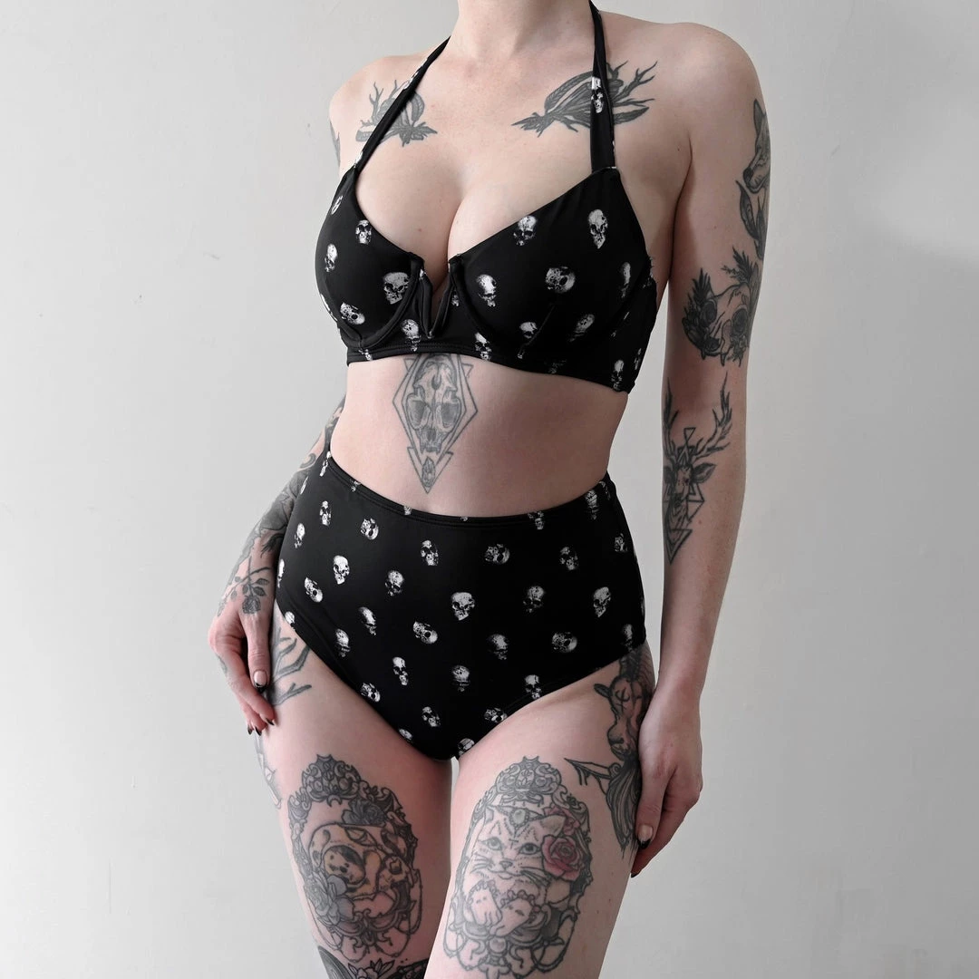 KillStar Skulls 2-Piece Swimsuit (Only Medium Left!) 3 KillStar Skulls 2-Piece Swimsuit (Only Medium Left!)