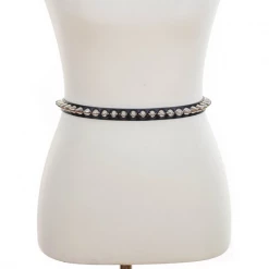 Funk Plus Accessories Single Row Tall British Cone Stud Belt