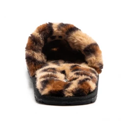 Other Fuzzy Babe Leopard Slides
