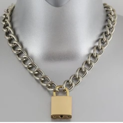 Funk Plus Gold Lock & Key Necklace